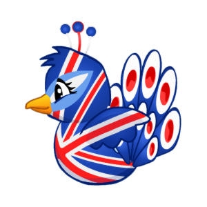 Union Jack Peacock